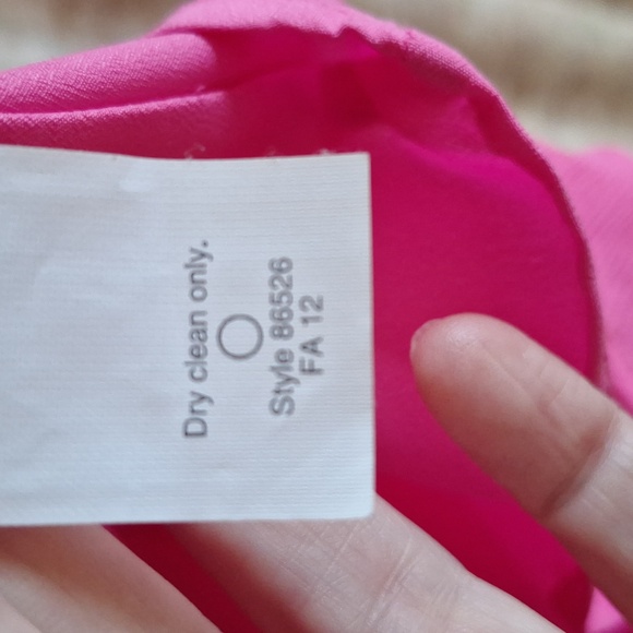 NWT Jcrew neon pink ruffle neck blouse - Picture 4 of 5